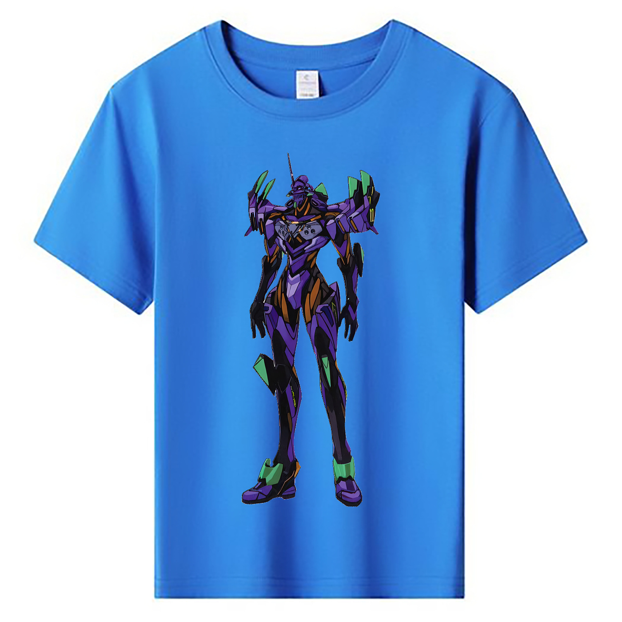 （画像用） EVA 新世紀エヴァンゲリオン 綿100％キッズTシャツ（フロントプリント）